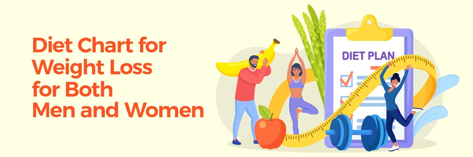 Diet Chart for Weight Loss for Both Men and Women
