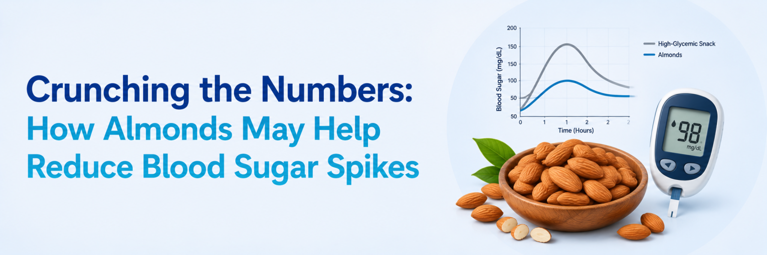 Crunching the Numbers: How Almonds May Help Reduce Blood Sugar Spikes