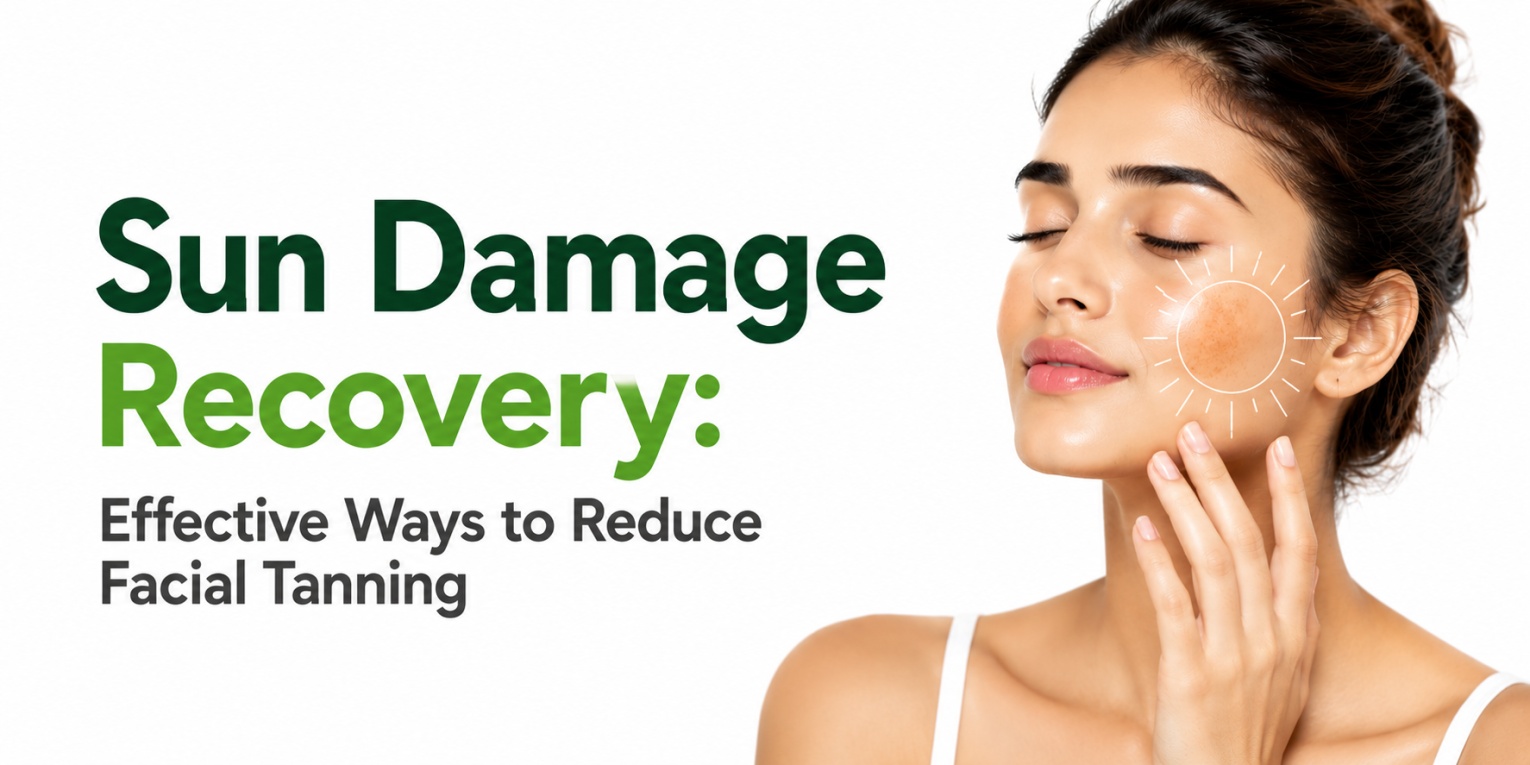 Sun Damage Recovery: Effective Ways to Reduce Facial Tanning