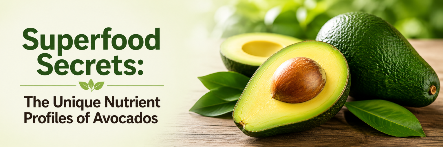 Superfood Secrets: The Unique Nutrient Profiles of Avocados