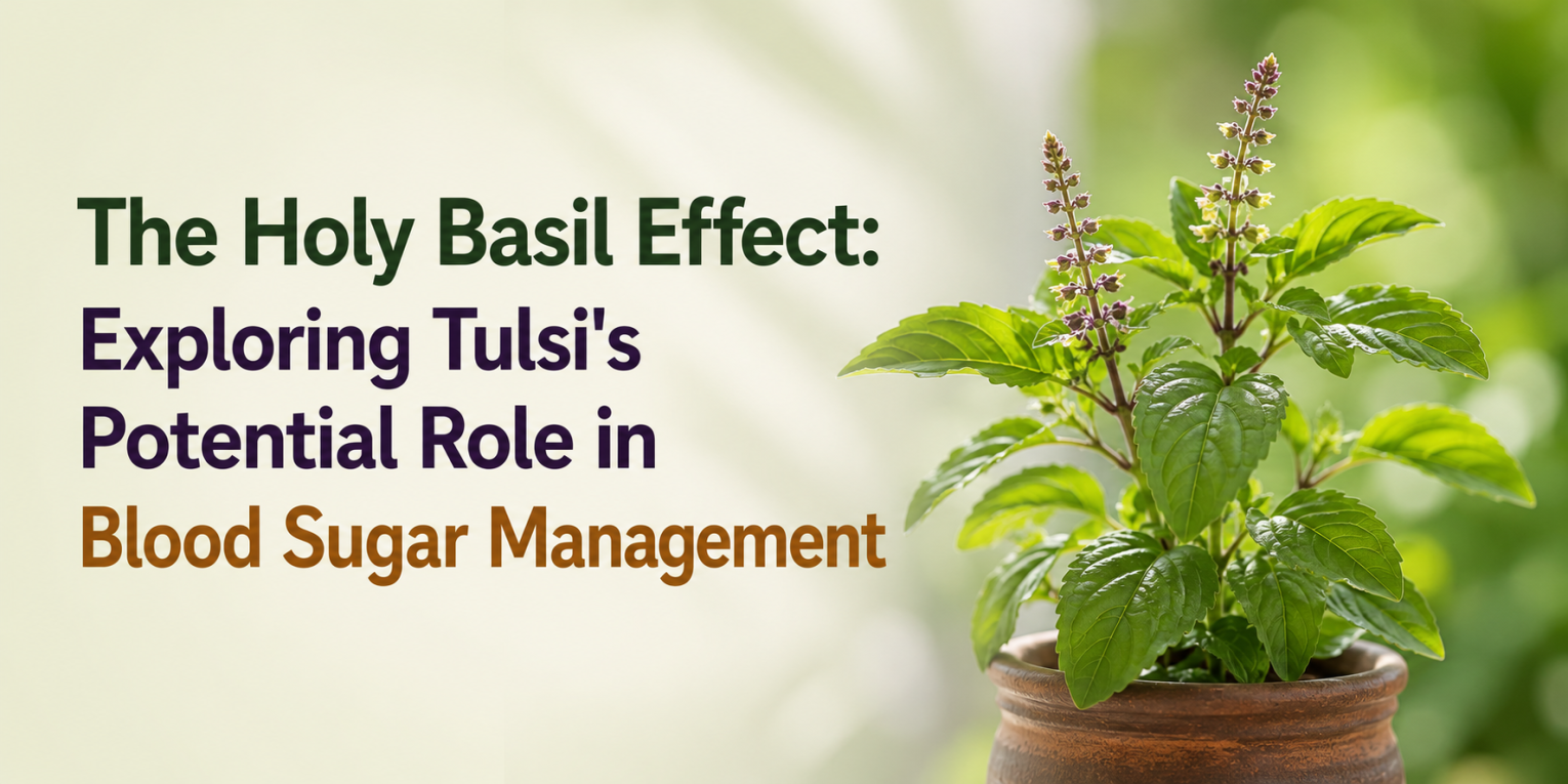 The Holy Basil Effect: Exploring Tulsi’s Potential Role in Blood Sugar Management